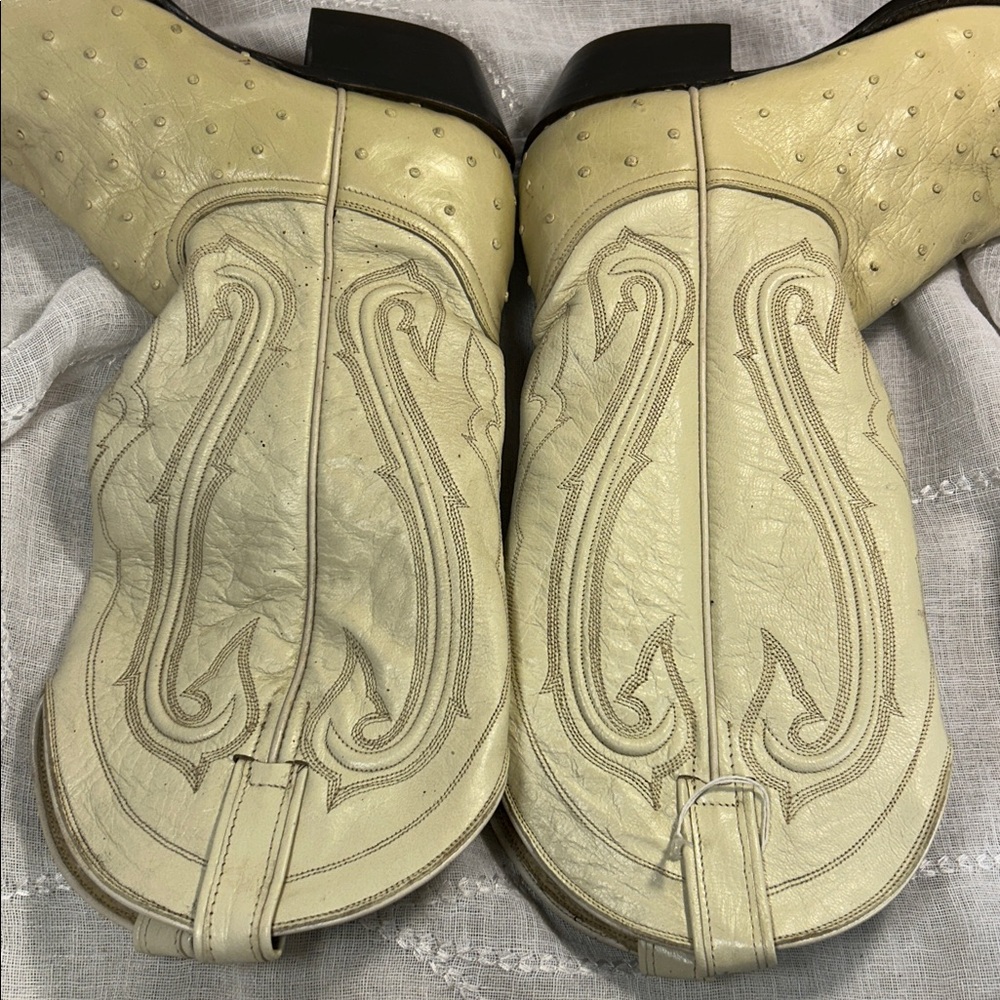 NWOT Durango ostrich cowboy boots handcrafted in Mexico - Picture 13 of 16